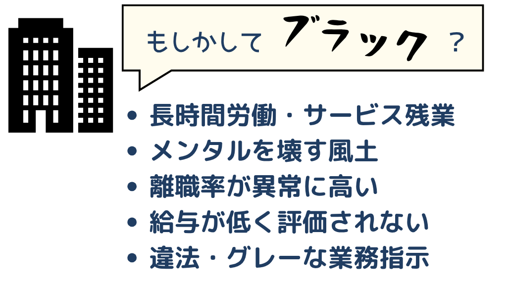 ブラック企業の特徴