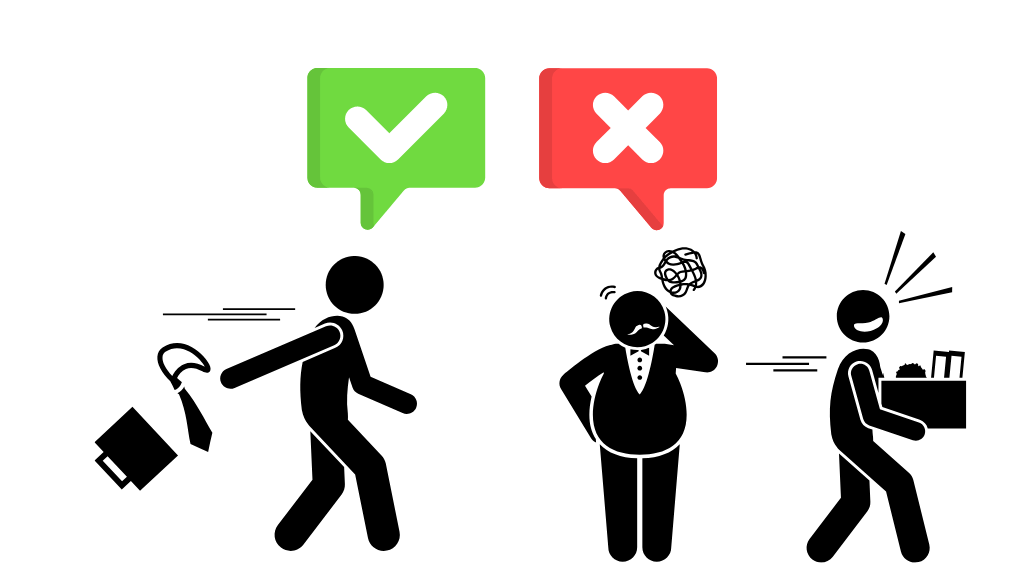 退職を早めに伝えるメリット・デメリット