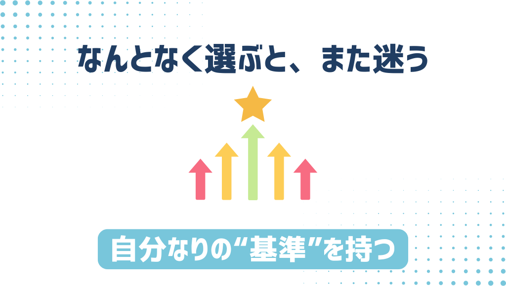 判断軸の作り方