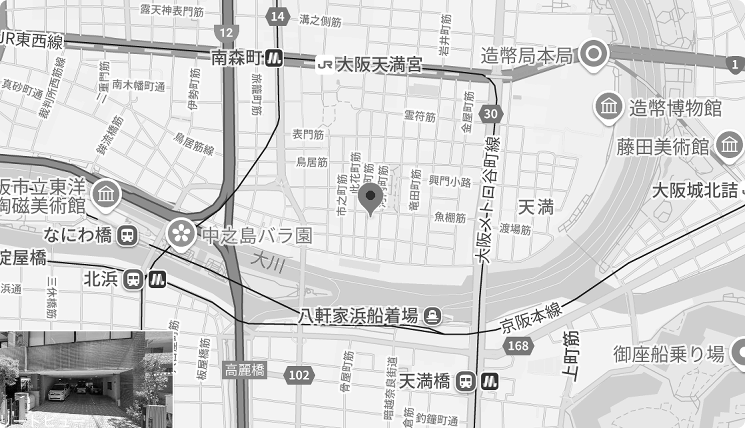 move on 株式会社の所在地の地図